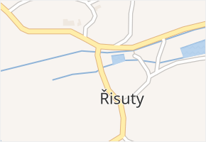 Řisuty v obci Řisuty - mapa části obce