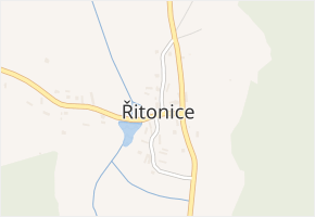 Řitonice v obci Řitonice - mapa části obce