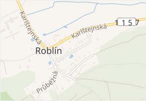 Plk. Fr. Štičky v obci Roblín - mapa ulice