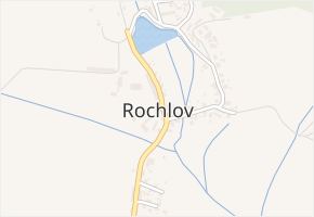 Rochlov v obci Rochlov - mapa části obce