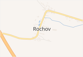 Rochov v obci Rochov - mapa části obce
