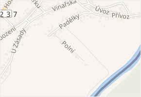 Polní v obci Rohatec - mapa ulice