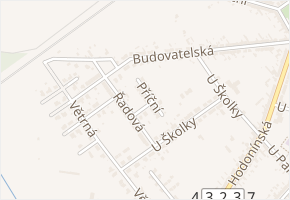 Příční v obci Rohatec - mapa ulice