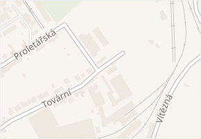 Tovární v obci Rohatec - mapa ulice