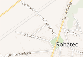 U Zastávky v obci Rohatec - mapa ulice