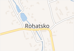 Rohatsko v obci Rohatsko - mapa části obce