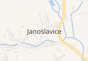 Janoslavice v obci Rohle - mapa části obce
