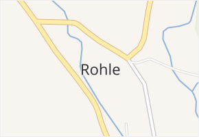 Rohle v obci Rohle - mapa části obce