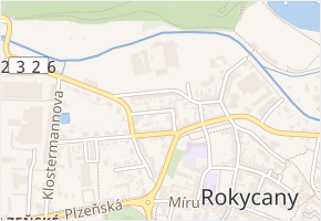 Alešova v obci Rokycany - mapa ulice
