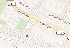 Jiráskova v obci Rokycany - mapa ulice