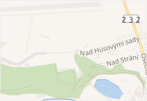 Nad Husovými sady v obci Rokycany - mapa ulice