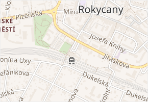 náměstí 5. května v obci Rokycany - mapa ulice