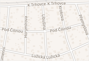 Pod Čilinou v obci Rokycany - mapa ulice