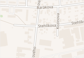Stehlíkova v obci Rokycany - mapa ulice