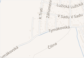 Tymákovská v obci Rokycany - mapa ulice
