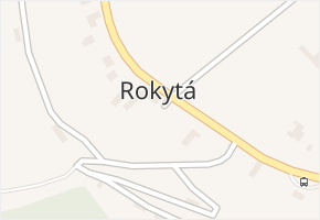 Dolní Rokytá v obci Rokytá - mapa části obce