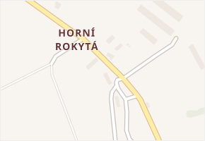 Horní Rokytá v obci Rokytá - mapa části obce