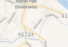 Na louce v obci Ronov nad Doubravou - mapa ulice