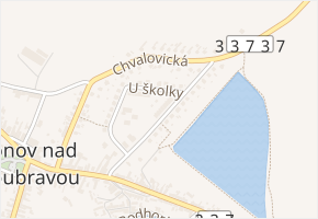 Pod rybníkem v obci Ronov nad Doubravou - mapa ulice