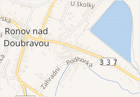 Souběžná v obci Ronov nad Doubravou - mapa ulice