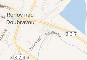 Úzká v obci Ronov nad Doubravou - mapa ulice