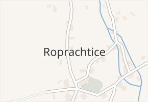 Roprachtice v obci Roprachtice - mapa části obce