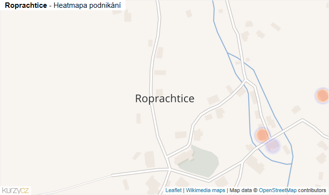 Mapa Roprachtice - Firmy v části obce.