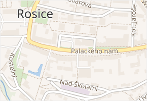 Borová v obci Rosice - mapa ulice