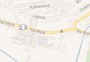 Na Mýtě v obci Rosice - mapa ulice
