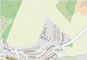 Větrná v obci Rosice - mapa ulice