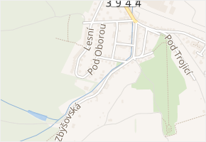 Zbýšovská v obci Rosice - mapa ulice