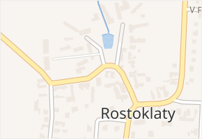 Rostoklaty v obci Rostoklaty - mapa části obce