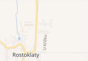 V Polích v obci Rostoklaty - mapa ulice
