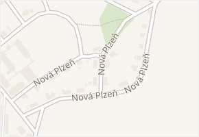 Nová Plzeň v obci Rotava - mapa ulice