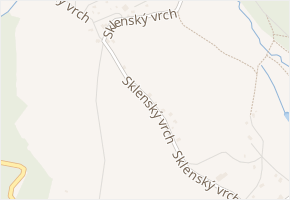Sklenský vrch v obci Rotava - mapa ulice