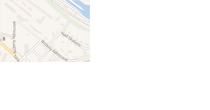 Boženy Němcové v obci Roudnice nad Labem - mapa ulice