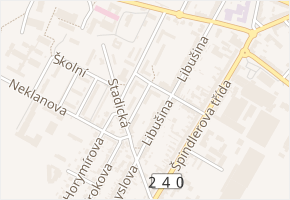 Dělnická v obci Roudnice nad Labem - mapa ulice
