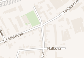 Hochmanova v obci Roudnice nad Labem - mapa ulice
