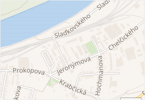 Jeronýmova v obci Roudnice nad Labem - mapa ulice