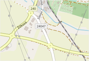 Ke Klenči v obci Roudnice nad Labem - mapa ulice