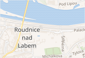 Křekov v obci Roudnice nad Labem - mapa ulice