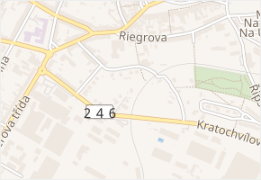 Na Rejdišti v obci Roudnice nad Labem - mapa ulice