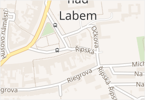 Řipská v obci Roudnice nad Labem - mapa ulice