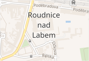 Roudnice nad Labem v obci Roudnice nad Labem - mapa části obce
