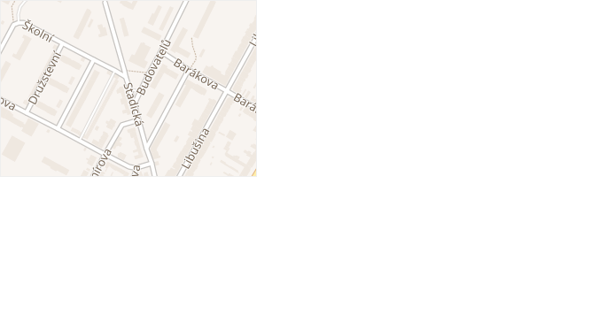 Stadická v obci Roudnice nad Labem - mapa ulice