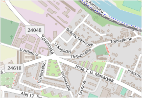 U Kapličky v obci Roudnice nad Labem - mapa ulice