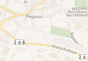 U Zastávky v obci Roudnice nad Labem - mapa ulice