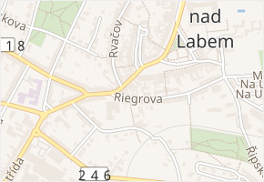 U Zvonice v obci Roudnice nad Labem - mapa ulice