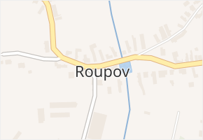 Roupov v obci Roupov - mapa části obce