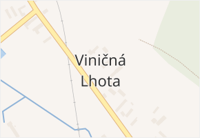 Viničná Lhota v obci Rožďalovice - mapa části obce